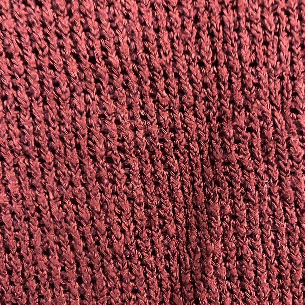 Brandy Melville Burgundy Knit Top - Picture 3 of 4